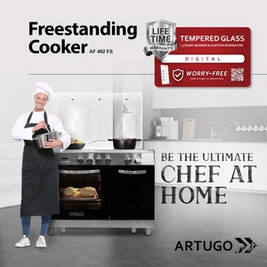 Kompor Gas Komersial ARTUGO Freestanding Cooker AF 492 FS