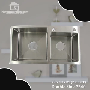 Kitchen Sink Stainless Double 7240