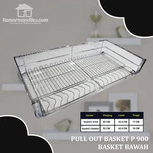 Pull Out Basket / Rak Piring Stainless P900A