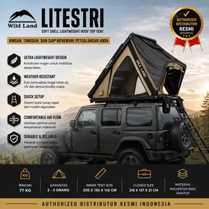 Wild Land Litestri Tenda atap mobil ringan Rooftop Tent untuk outdoor
