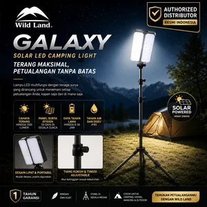 Wild Land Solar rechargeable LED camping light galaxy solar work garden light Lampu Tenaga Surya Original