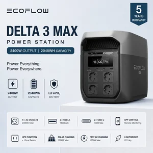 EcoFlow Portable Power Station Delta 3 Max 2400W cocok digunakan untuk keadaan darurat dan kegiatan Outdoor