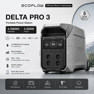 EcoFlow Portable Power Station Delta Pro 3 4000W cocok digunakan untuk camping atau berburu atau keadaan darurat