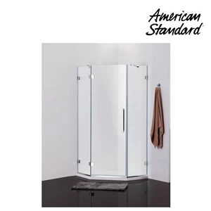 Kaca Shower American Standard Shower Enclosure Pentagon Complete with Shower Tray