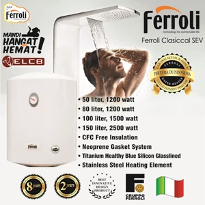 Water Heater Listrik Ferroli SEV 50 liter 