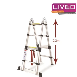 Magic telescopic folding ladder (4.4 M) LIVEO LV 223