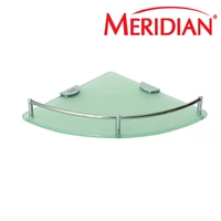 Meridian Rak Sudut Kaca (Corner Glass Shelf) AJ-3325 DOFT 