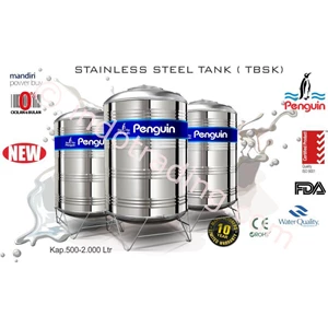 Tangki Air Stainless Steel  Tbs+K 1000 (1000Liter) Merk Penguin