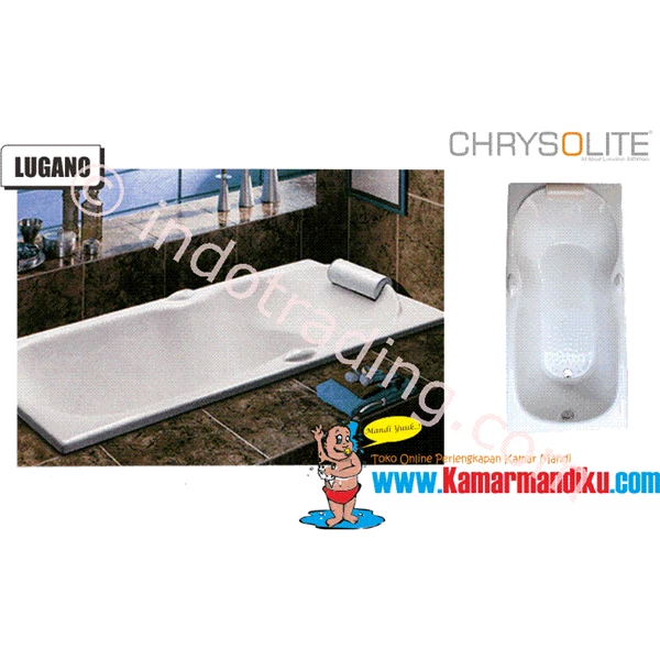 Bathtub Lugano Chrysolite Ukuran 170CmX80Cm