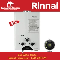RINNAI REU-5CFC Water Heater Gas ORIGINAL Dengan Digital Display