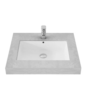 TOTO LW592J SQUARE UNDER COUNTER LAVATORY