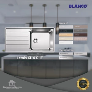 BLANCO Lemis XL 6 S-IF Kitchen Sink - Stainless Steel