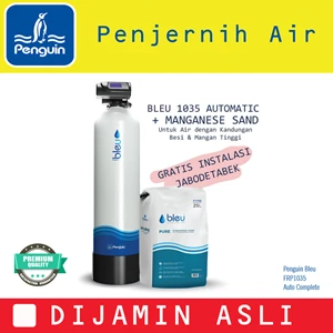 Penguin Bleu penjernih Filter air AutoBackwash Freeinstal FRP1035 Asli