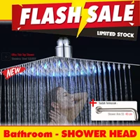 Head Shower tanam super tipis 20 cm + arm 40 cm toto american standard