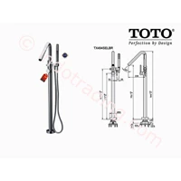 Toto Shower Floor Standing Tx494selbr