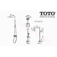 Shower Set Toto Tx492 St