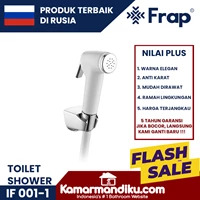 Frap Toilet Shower Set semprotan toilet IF 001-1 warna putih  terbaru