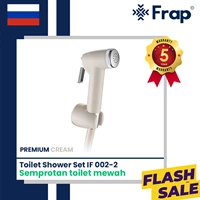 Frap Toilet Shower Set semprotan toilet IF 002-2 warna Cream mewah 