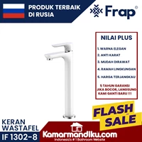Frap Kran wastafel IF1302-8 Warna White Premium anti karat garansi