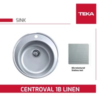 Teka Sink Centroval 1B Linen Kitchen sink- Bak Cuci Piring Topmount