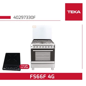 Teka Freestanding Cooker FS66 F SS Free FIC 31T30 Portable Induksi kompor gas tanam Freestanding
