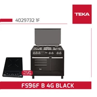 Teka Freestanding Cooker Kompor gas tanam freestanding FS96F 4G Black Free FIC 31T30