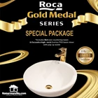 Roca Premium Wastafel Set Gold series limited edition wash basin 1 4