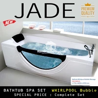 Bathtub whirlpool set Free standing jazucci JADE Spa 1750 cm acrylic