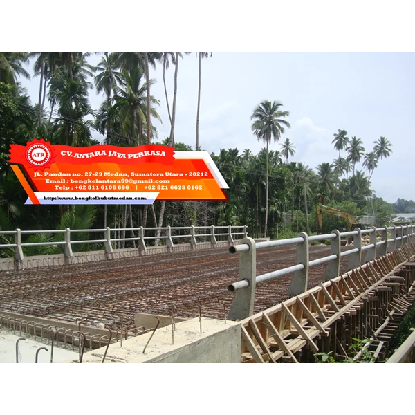 Jasa Pembuatan Jembatan Baja Murah di Medan By CV. Antara Jaya Perkasa / Bengkel Bubut Antara