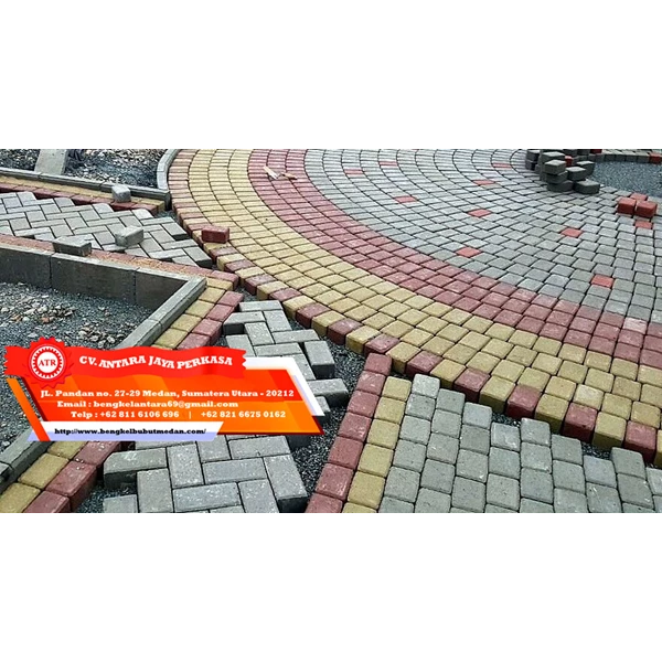 Jasa Pemasangan Paving Block Murah di Medan By CV. Antara Jaya Perkasa / Bengkel Bubut Antara