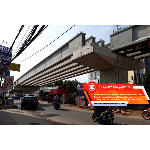 Jasa Konstruksi Fly Over Murah di Medan By CV. Antara Jaya Perkasa / Bengkel Bubut Antara