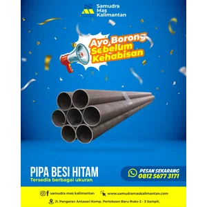 pipa besi hitam untuk las