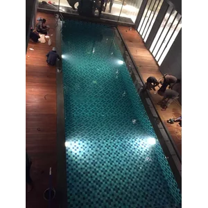 Ironwood decking is very suitable for swimming pool edge areas