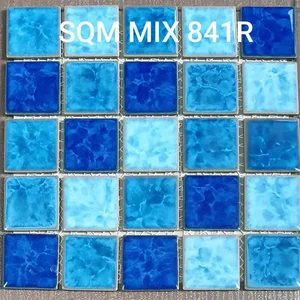 Mozaik Kolam Renang Kuda Laut Mass Type TSQ 