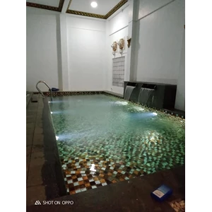kontraktor kolam renang rumah pribadi By Mosaic Kolam Renang