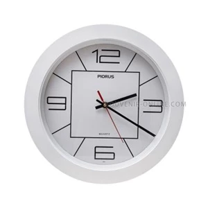 Promotional clocks Ring White 33 Cm Diameter 