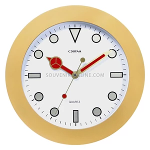 Promotional clocks Ring Gold Sweep Machine 33 Cm 