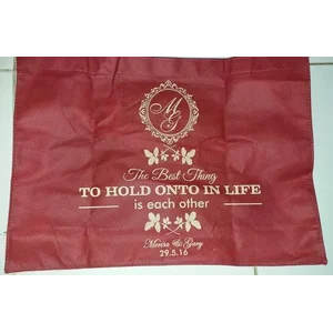 Tas Promosi Souvenir Pernikahan Dengan Box Paper Cetak 1 Warna