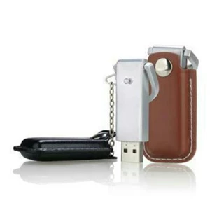 USB FLASH DISK COVER LEATHER WEAR CHAINS 