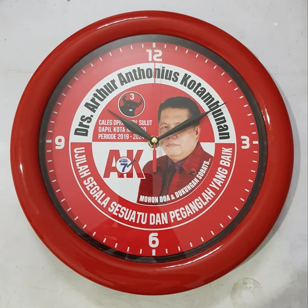 Jam Dinding Souvenir Promosi 30 cm 