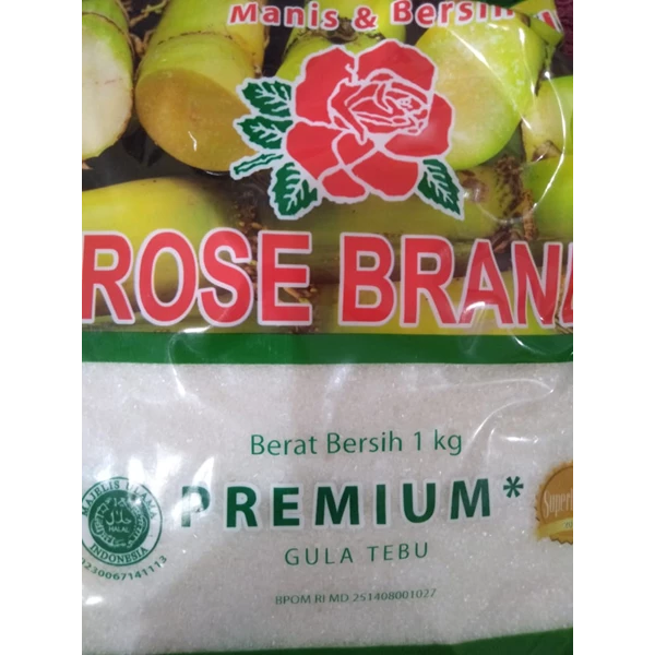 Gula Pasir Rose Brand Set 3 kg free Tas Mica