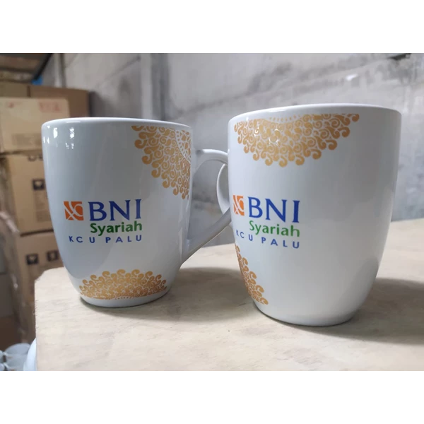 Mug Promosi Corning Logo BNI 