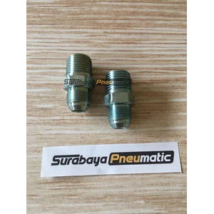 Double Nepel Hidrolik MJ x MB- Alat Hidrolik - Hydraulic Fitting - Brand ARCHIE China