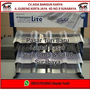 Atap Polycarbonate Twinlite Greca Premium