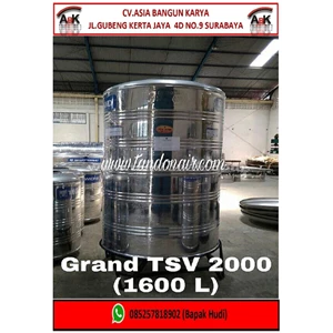 Tangki Air / Tandon Air Grand Stainless Steel 1600L