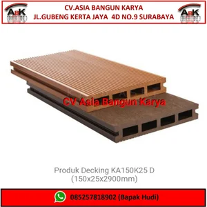 Decking WPC Lantai Outdoor KA 150 K25 D Kayu Asri