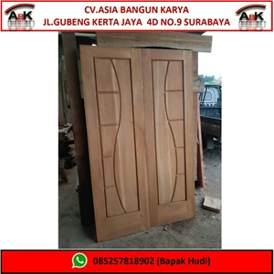 Pintu Kayu Mahoni 80 cm x 2 m