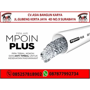 Pipa PVC MPOIN plus anti Timbal AW 1/2