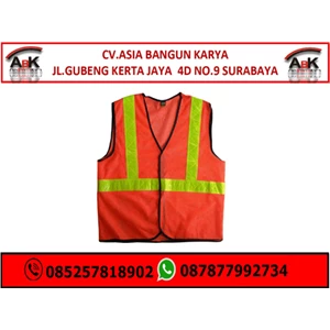 Orange Project Safety Vest With Reflector