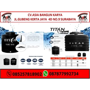 Tandon Air Plastik TITAN 550 LITER / Tangki Air